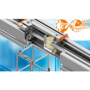 Axe linéaire prêt à monter drylin SLX-8060 avec entraînement à vis