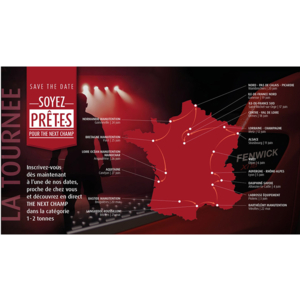 Fenwick-Linde part à la rencontre des professionnels de la manutention avec la tournée « THE NEXT CHAMP »