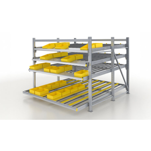 Solution de picking Carton Wheel Flow pour rayonnages