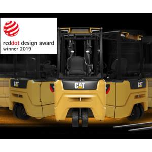 Le tout nouveau chariot Cat® électrique 48 volts récompensé par le Red Dot Award 2019