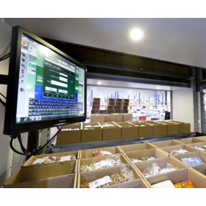 Electroclass équipe Bonbonweb pour le stockage et la préparation de commande de produits vendus en ligne