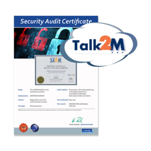 eWON® Talk2M obtient la certification de sécurité ISECOM STAR