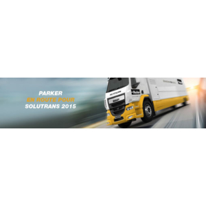 Un camion d’exposition Parker sur Solutrans 2015