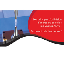 L'adhésion des encres et des colles sur vos supports: comment cela fonctionne