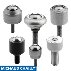 Billes porteuses à tige filetée