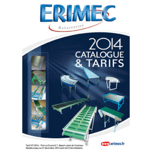 Erimec lance son nouveau catalogue Convoyeurs et accessoires 2014 
