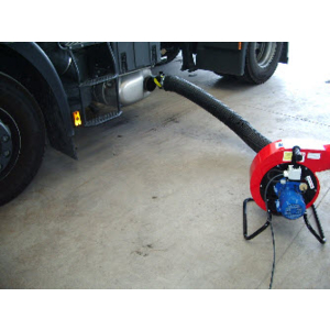 Extracteur mobile de gaz d'échappement pour poids lourds