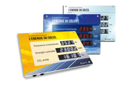 Panneau d'information pour installations photovoltaïques
