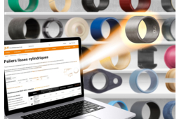 igus présente sa nouvelle boutique en ligne pour l'achat facile de paliers lisses polymères