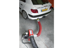 Kit extracteur gaz d'échappement pour ateliers autos 