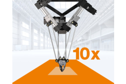 Le robot delta igus : compact et économique