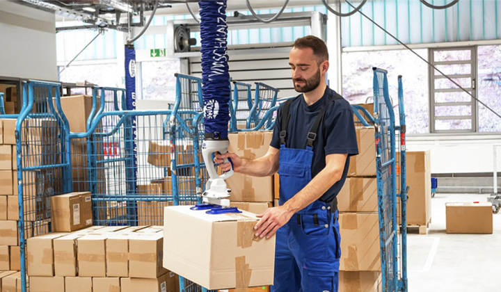 SCHMALZ dévoile avec le JumboFlex, son nouvelle système de levage révolutionaire par le vide