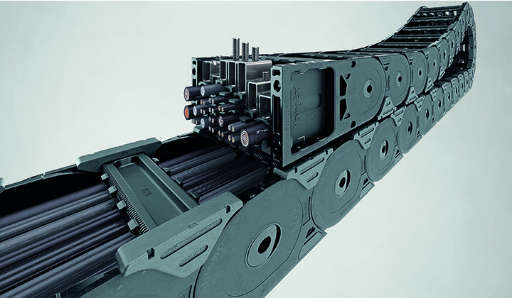 Chaînes porte-câbles à structure modulaire UNIFLEX Advanced