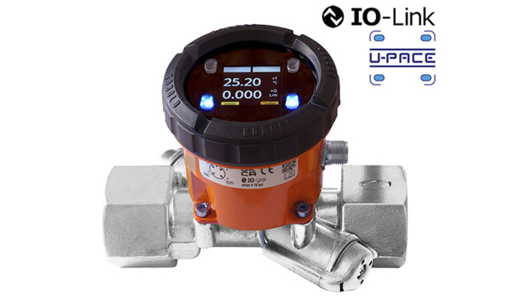 Débitmètre ultrasons en ligne DUK pour liquides faiblement visqueux