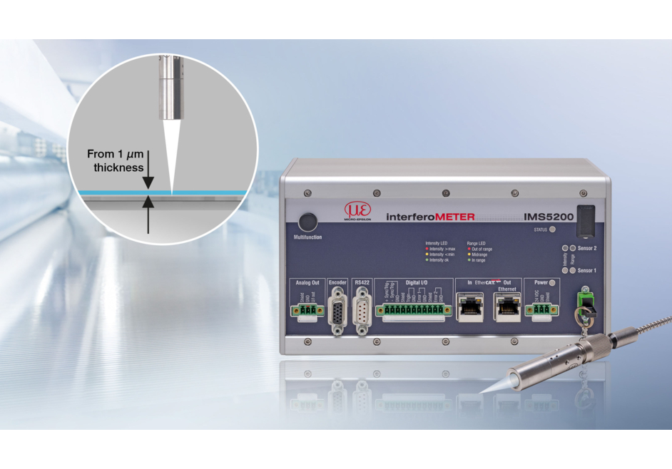 Nouveaux interféromètres à lumière blanche interferoMETER IMS5200-TH