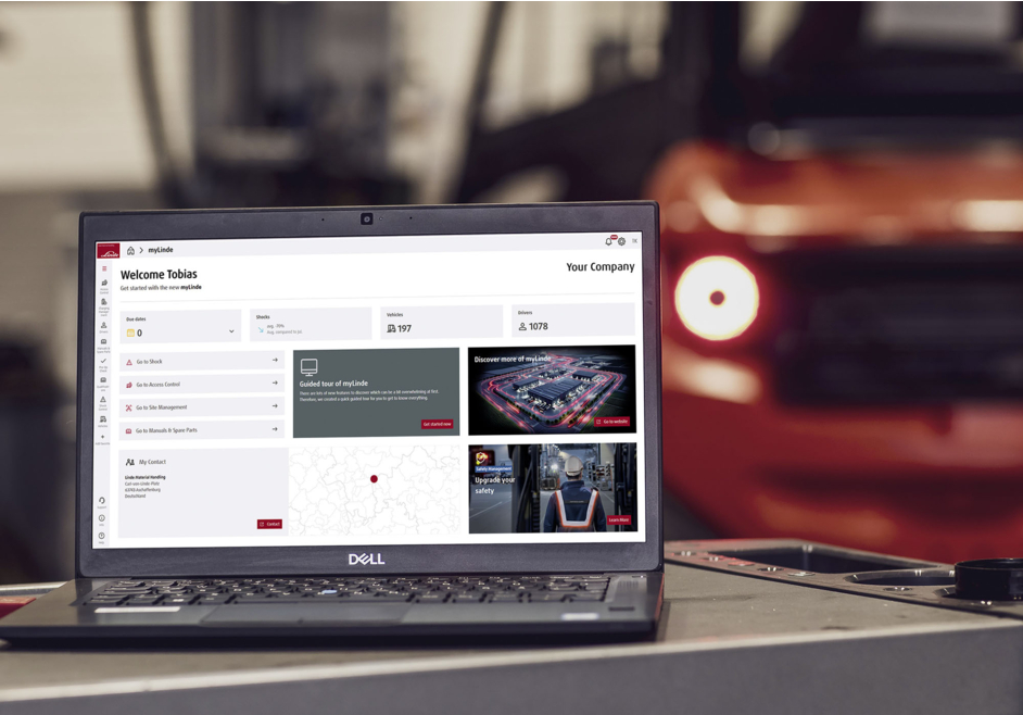 Fenwick-Linde présente son portail clients myFenwick pour la gestion et le pilotage des flottes de chariots industriels