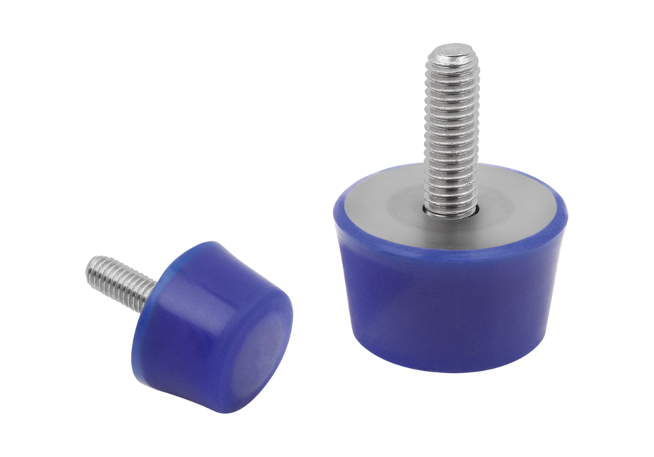 Tampon caoutchouc en inox