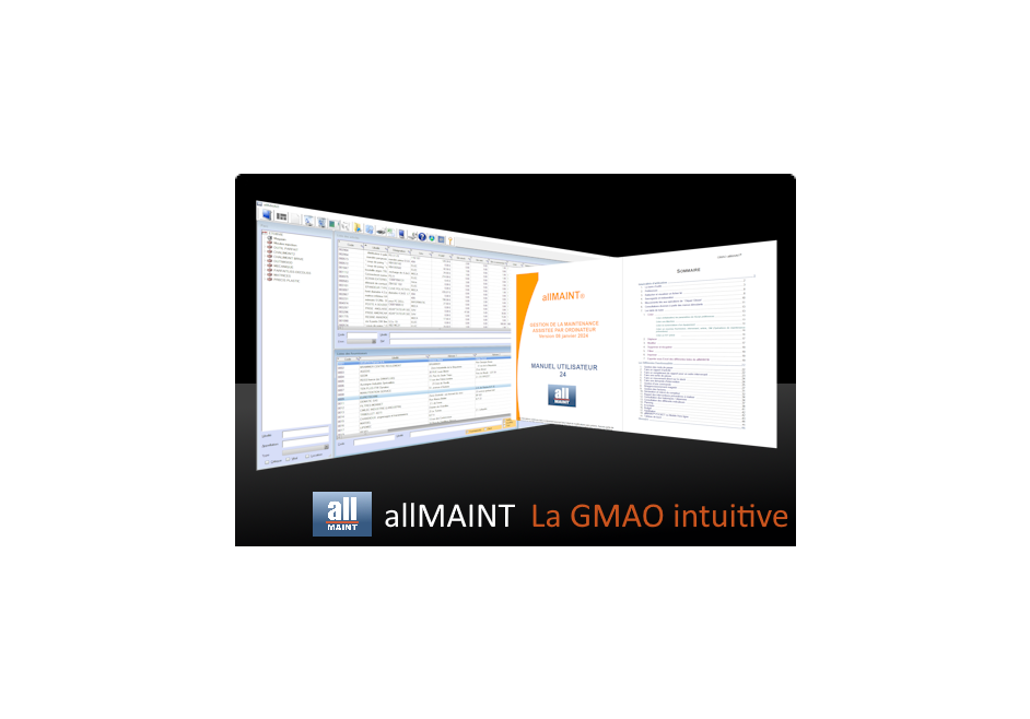 Logiciel GMAO allMAINT. La GMAO intuitive.