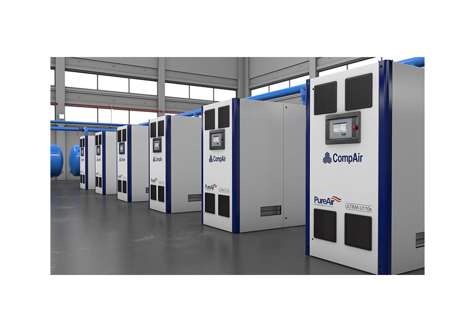 CompAir élargit sa gamme Ultima avec un nouveau compresseur sans huile de 55 à 110 kW et une empreinte réduite jusqu’à 50 %