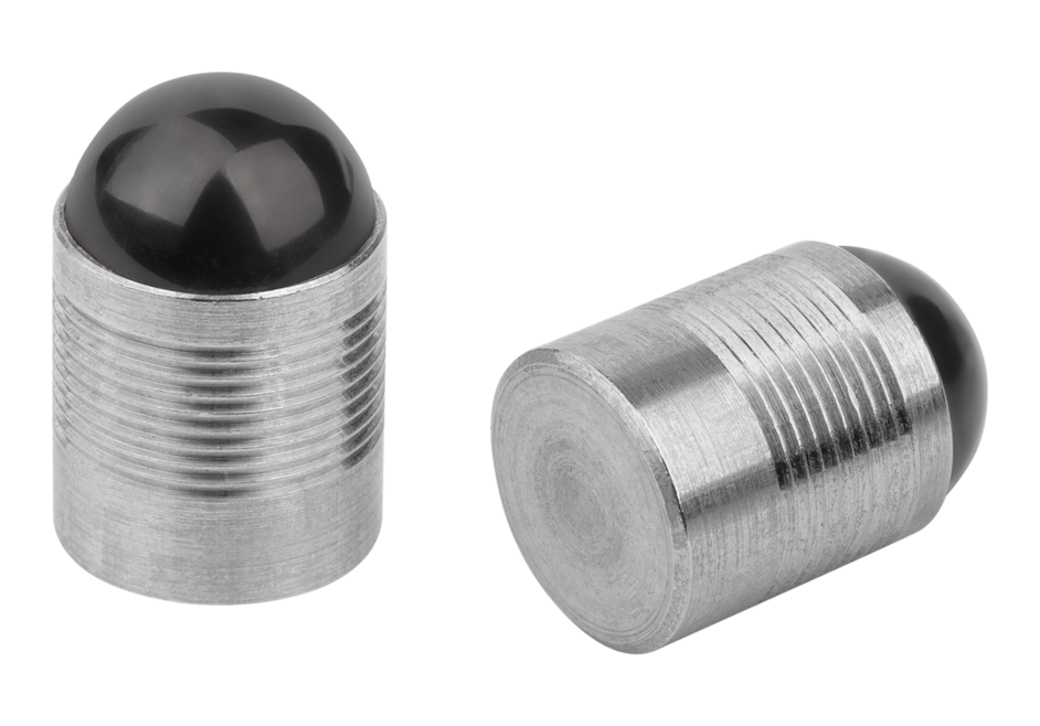 Bouchons d’étanchéité, douille en inox, bille en acier