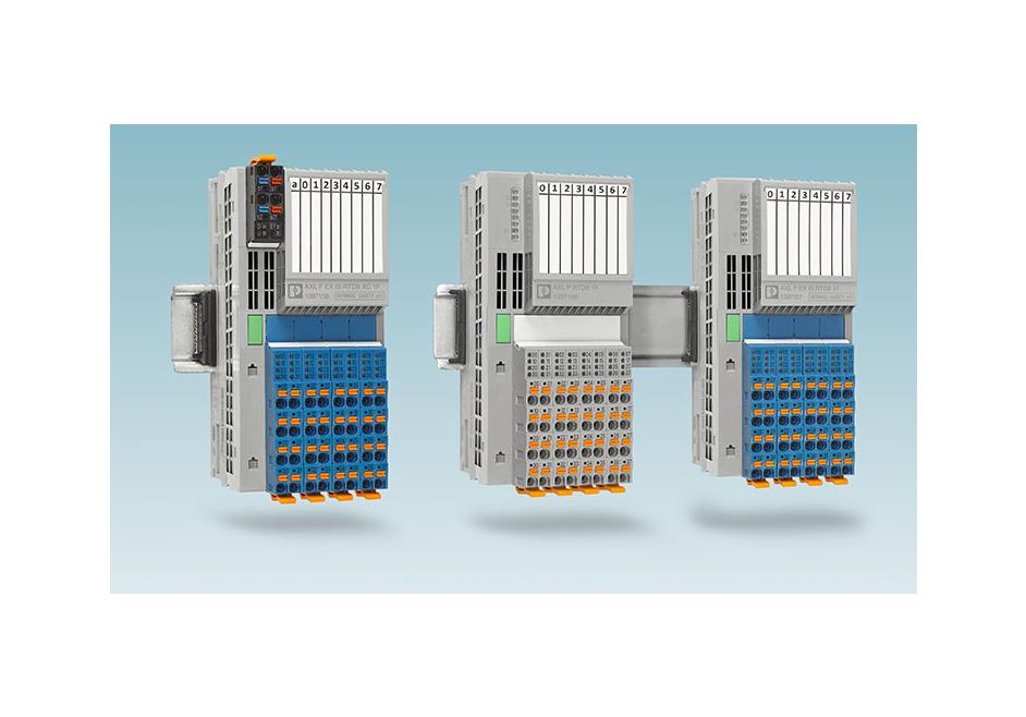 Nouveaux modules de mesure de la température par résistance Axioline F et Axioline P