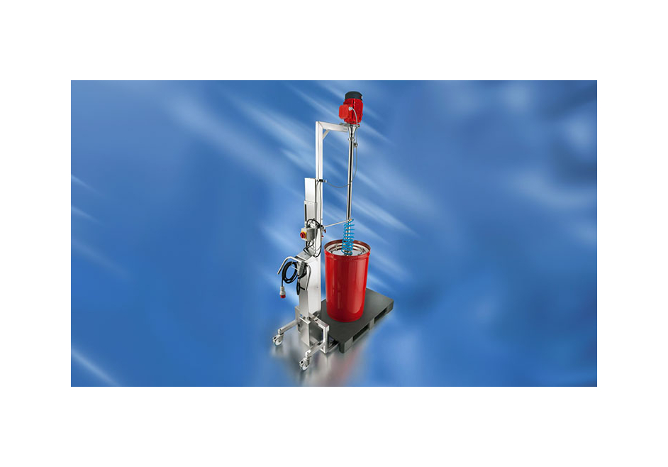 VISCOFLUX mobile S , une solution autonome pour le transfert de fluides à haute viscosité