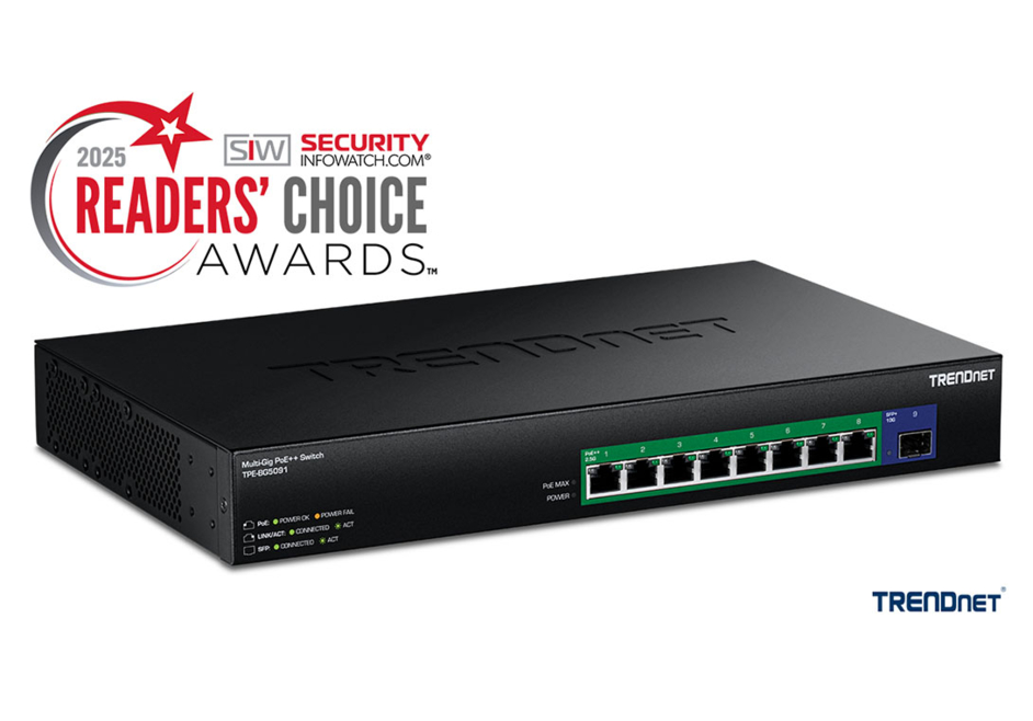 Le switch PoE++ alimenté par Gan de TRENDnet remporte le Readers’ Choice Awards