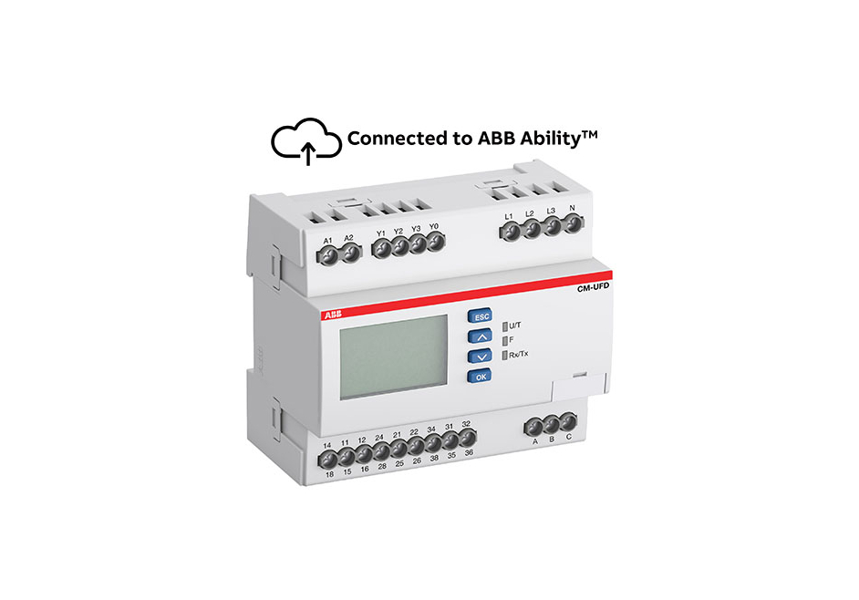 ABB lance son relais de découplage du réseau CM-UFD.M35M