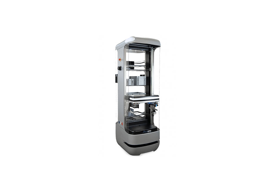 XuP-Stacker, un robot autonome et modulaire conçu pour le transport automatique de charges dans l'industrie