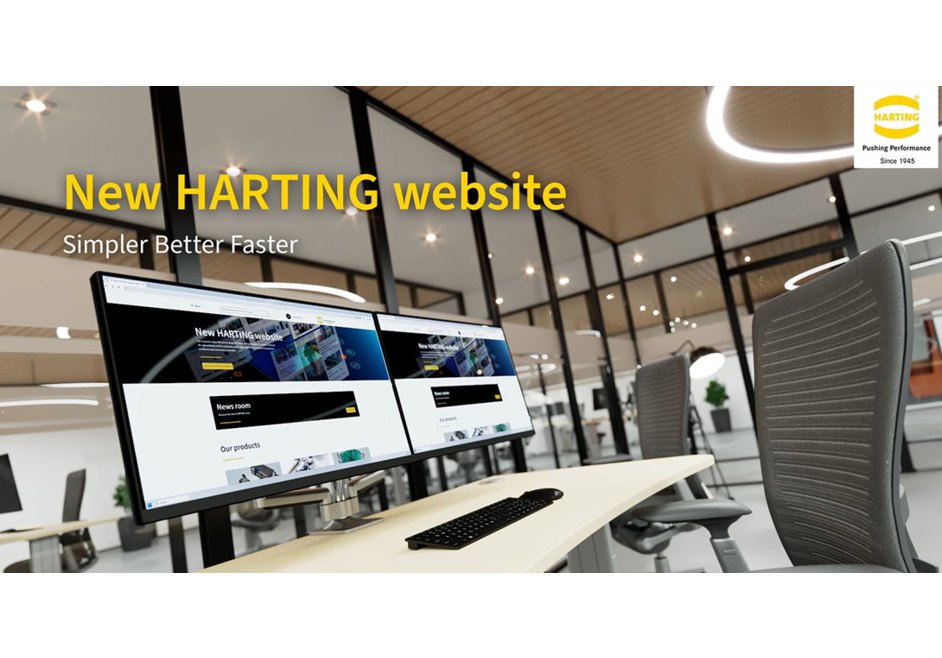 Le groupe technologique HARTING lance un nouveau site Web