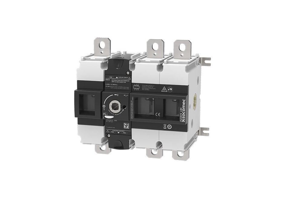 Socomec lance le premier interrupteur-sectionneur industriel 2000 VDC