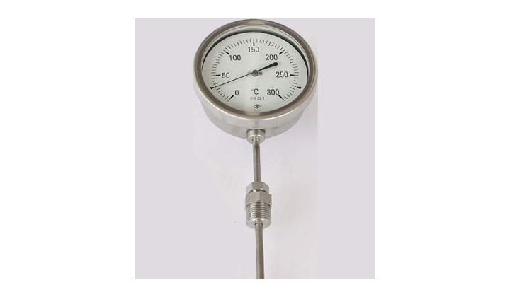 Thermomètre à cadran à sonde rigide - Thermomètre pour températures -40°C à  500°C