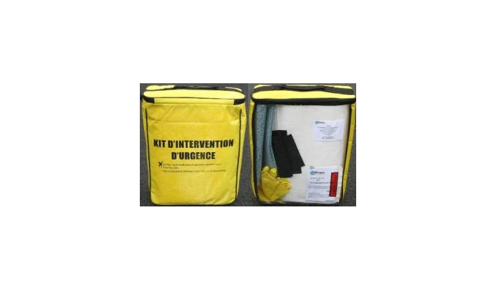 Kit d'absorbants anti-pollution, absorbants en box avec couvercle