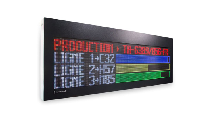 Afficheurs industriels à matrice LED Serie XC50/XC55 