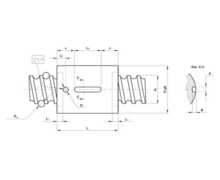 Vis à billes à filet rectifié et écrous