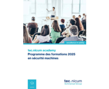 tec.nicum présente son nouveau catalogue de formation 2025 à la sécurité machine