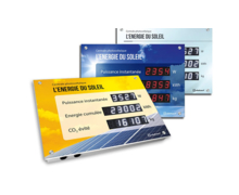 Panneau d'information pour installations photovoltaïques