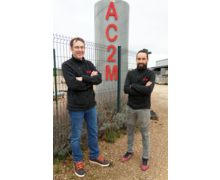 Aurélien COUDRAT et Damien NAUDIN, co-gérants de AC2M