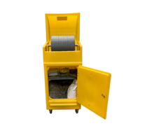 Kit Absorbants Tous liquides conditionné dans Armoire mobile - 130 L - Réf. KTL 130 ARM